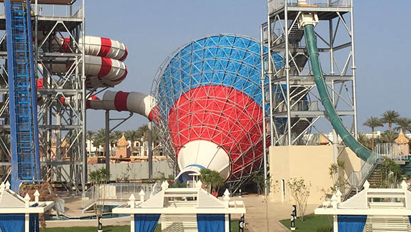 water slides