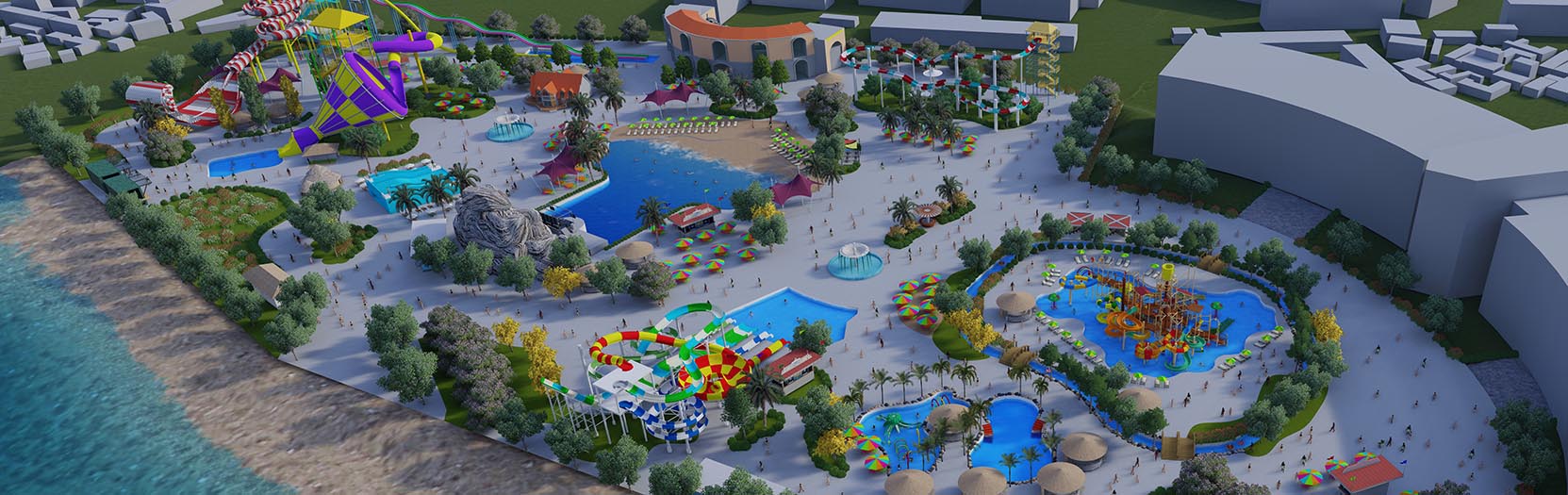 water park slide factory
