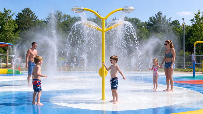 family Splash Pad Equipment
